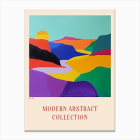 Modern Abstract Collection Poster 59 Canvas Print