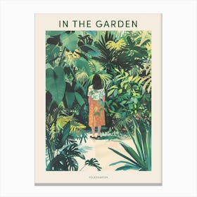 In The Garden Poster Volksgarten Austria 1 Canvas Print