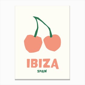 Ibiza Peach Canvas Print