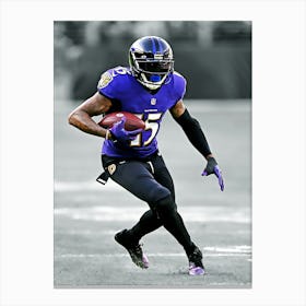 Desean Jackson Of The Baltimore Ravens Canvas Print