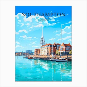 England Southampton Travel Canvas Print