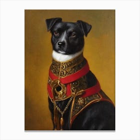 Glen Of Imaal Terrier Renaissance Portrait Oil Painting Canvas Print