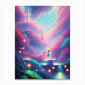 Fantasy Cinderella'S Castle Canvas Print