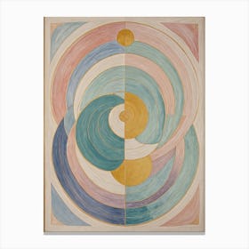 Abstract Circle Cycles Canvas Print