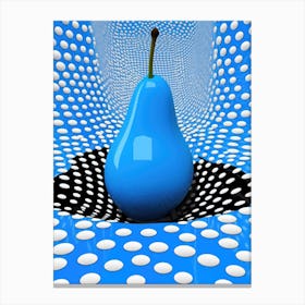 Pear In Space Canvas Print