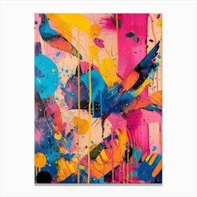 Colorful Birds  Canvas Print