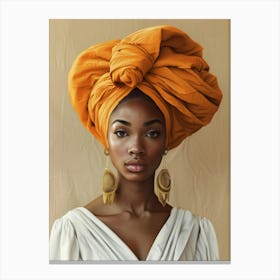 Portrait Of African Woman 53 Canvas Print