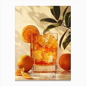 Orange Cocktail 40 Canvas Print