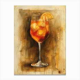 Aperol Spritz Art Print 334 Canvas Print