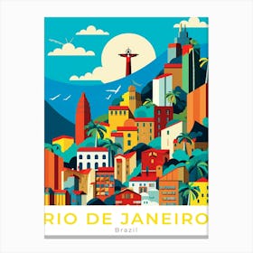Brazil Rio De Janeiro Travel Canvas Print