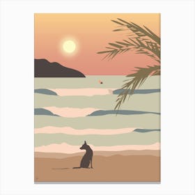 Sunset in Sayulita, Mexico Canvas Print