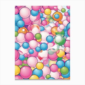 Bubbles 34 Canvas Print