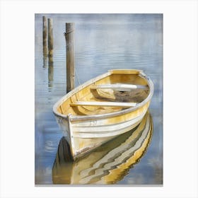 Boat On The Water Canvas Print