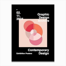Graphic Design Archive Poster 12 Canvas Print
