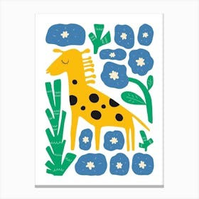 Nursery Giraffee Animal Canvas Print