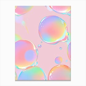 Soap Bubbles Wallpaper Canvas Print