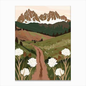 Road In The Mountains 5 Canvas Print