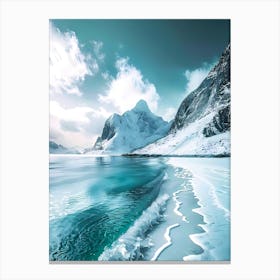 Snowy Landscape Canvas Print