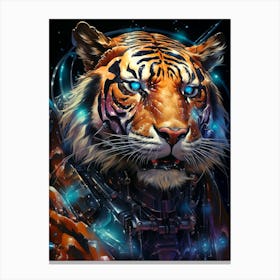 Space Tiger Canvas Print