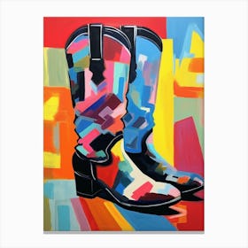 Matisse Inspired Cowgirl Boots 9 Canvas Print