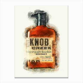 Knob Creek Bourbon Whiskey Canvas Print