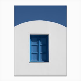 Window In Santorini Canvas Print