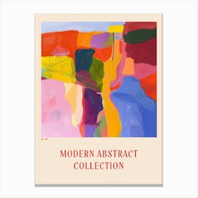 Modern Abstract Collection Poster 84 Canvas Print