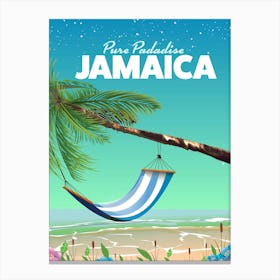 Pure Paradise Jamaica  Canvas Print