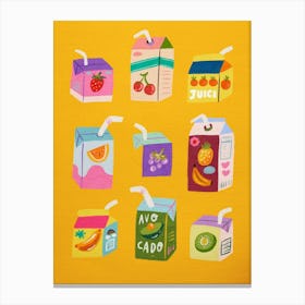 Juice Boxes 2 Canvas Print