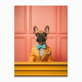 A French Bulldog Dog 3 Canvas Print