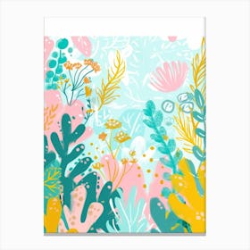 Watercolor Floral Painting 4 Canvas Print