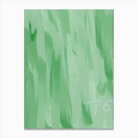 Green Field34 Canvas Print