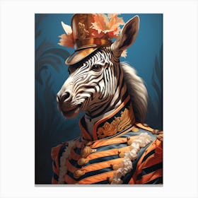 Zebra Canvas Print