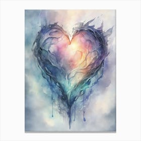 Heart Of Water Canvas Print