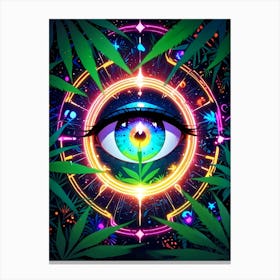 Psychedelic Eye Canvas Print