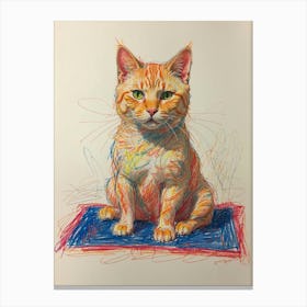 Orange Tabby Cat 1 Canvas Print