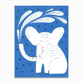 Elephant Children's Canvas Print