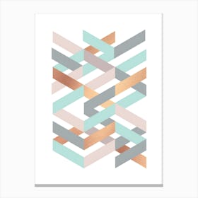 Chevron Print Canvas Print