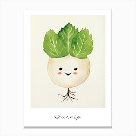 Friendly Kids Turnip 1 Poster Canvas Print