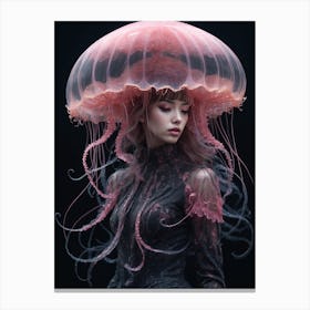 Jellyfish Print Canvas Print