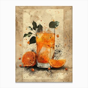 Orange Cocktail 43 Canvas Print