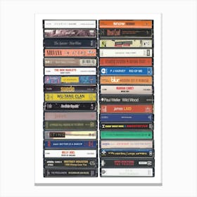 1993 Music - Cassette Print - Born in '93 Canvas Print