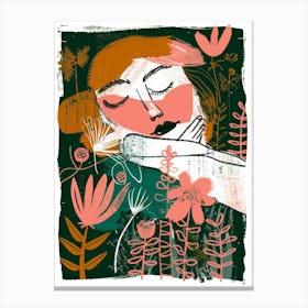 Dreaming Girl 5 Canvas Print