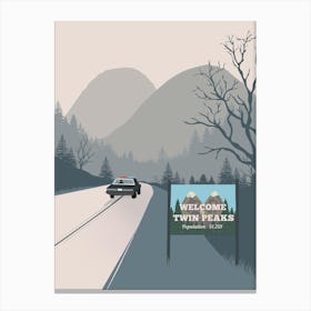 Welcome To Twin Peaks Canvas Print