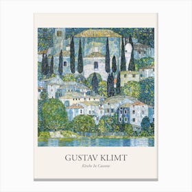 Kirche In Cassone, Gustav Klimt Art Print Poster Canvas Print