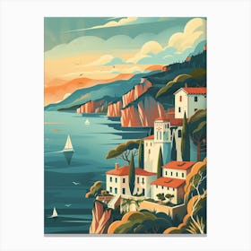 Retro Poster 2 Canvas Print