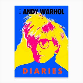 Warhol Diaries Canvas Print