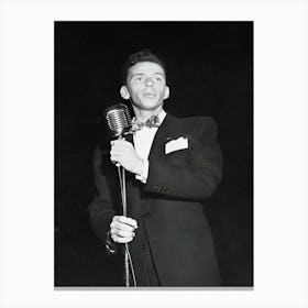 Frank Sinatra Performing Canvas Print