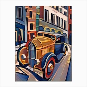 Ford Popular Abstract Canvas Print