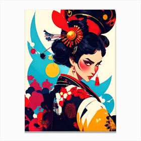 Geisha Girl 1 Canvas Print